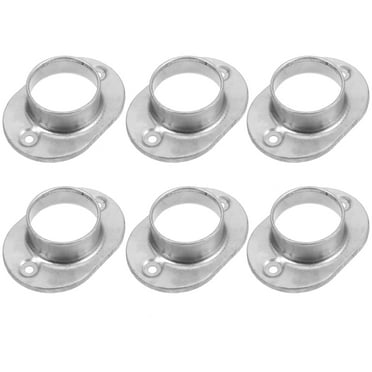 6 Pcs Hand Rest Post Bracket Donstrut Round Tube Base Plate Fence Zinc Steel