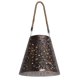 thumbnail image 2 of Linterna solar colgante de hierro forjado hueco impermeable proyector de luz decorativa para patio, 2 of 8