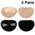 thumbnail image 1 of 2 Pairs Silicone Bra Inserts for Self-Adhesive Breast Enhancement, 1 of 5