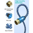 thumbnail image 7 of EMK 5-Pin DIN MIDI Cable Male to Male Midi Cables Compatible with MIDI Keyboard/Synthesizer/Guitar Multi Effects/Audio Interface/Audio Mixer/Audio Amplifier/External Sound Card (3.3Feet/1m), 7 of 7