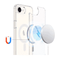 thumbnail image 3 of Mr. Gadgets Funda Transparente Clear Case Para iPhone 16e Compatible Con Magsafe Silicona Acrilico Carcasa Tpu, 3 of 10