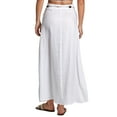 thumbnail image 2 of Amazhiyu Women's 100% Linen A-line Maxi Skirt with Matching Belt Summer Casual, 2 of 6