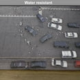 thumbnail image 6 of Ambesonne Urban Place Mats Set of 4, Road Intersection Paris, Standard Size, Grey White, 6 of 6