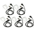 thumbnail image 2 of Acoustic Tube Headphone Transparent Radiation Reduction Portable Air Acoustic Tube Headset for Motorola Walkie Talkie 5 Pcs, 2 of 5