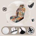 thumbnail image 3 of Cute Dog Sketch Car Seat Covers Front Seats Universal Fit for Cars SUV Truck Auto Interior Accessories, 3 of 3