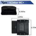 thumbnail image 2 of Escáner OBD2 Vgate vLinker MC+ Bluetooth para Android e iOS, 2 of 6