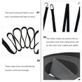 thumbnail image 6 of FUEENIRVA Gust Strap Wind Protector Black 2Pcs 17.3X0.98in Car Cover Outdoor Use, 6 of 9