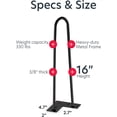 thumbnail image 3 of EconoHome Metal Hairpin Leg - (Various Size Options) Table Legs, Desk Legs, Furniture Legs, Coffee Table Legs - Modern Hairpin Legs for Any DIY Project, 3 of 8