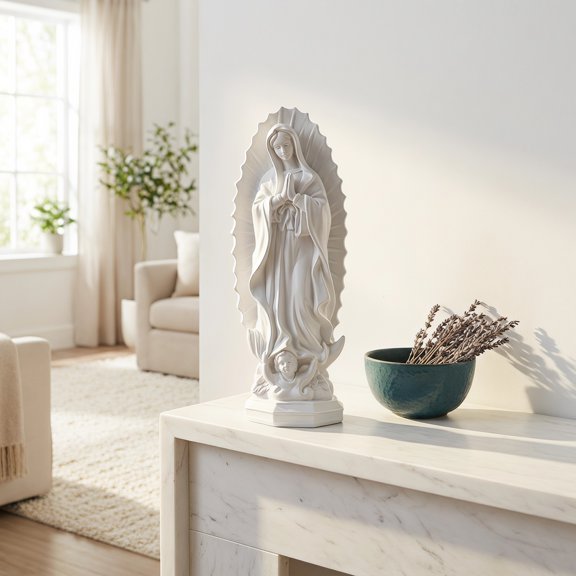 GAXIRE Resin Sculpture Statue Home Decoration Virgin 1Set
