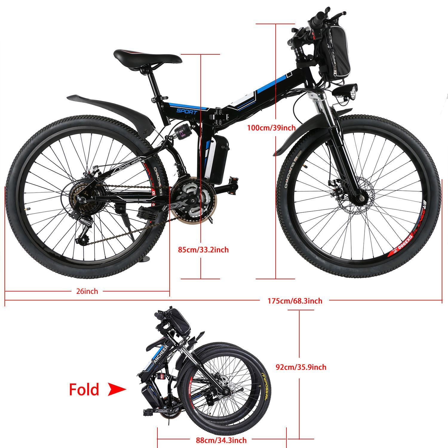 electric folding bike walmart