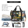 thumbnail image 5 of Kdxio Cozy Cottage Lakeside Sunset Travel Duffel Bag Gym Bag Weekender Travel Bag Gym Bag for Women &Men Airplane Travel Essentials for Flying, 5 of 7