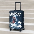 thumbnail image 5 of Uemuo Shark Printed Washable Luggage Cover - Fashion Suitcase Protector Fits 18-32 Inch Luggage -Large, 5 of 9