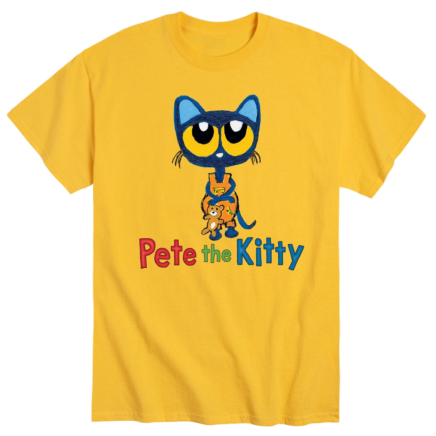 Pete The Cat Pete The Kitty Men's Short Sleeve Graphic TShirt