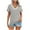 Black, variant on Annhoo Short Sleeve Tops for Women Trendy Lace Trim V Neck Blouses Summer Fashion Stripe Printed T-Shirts