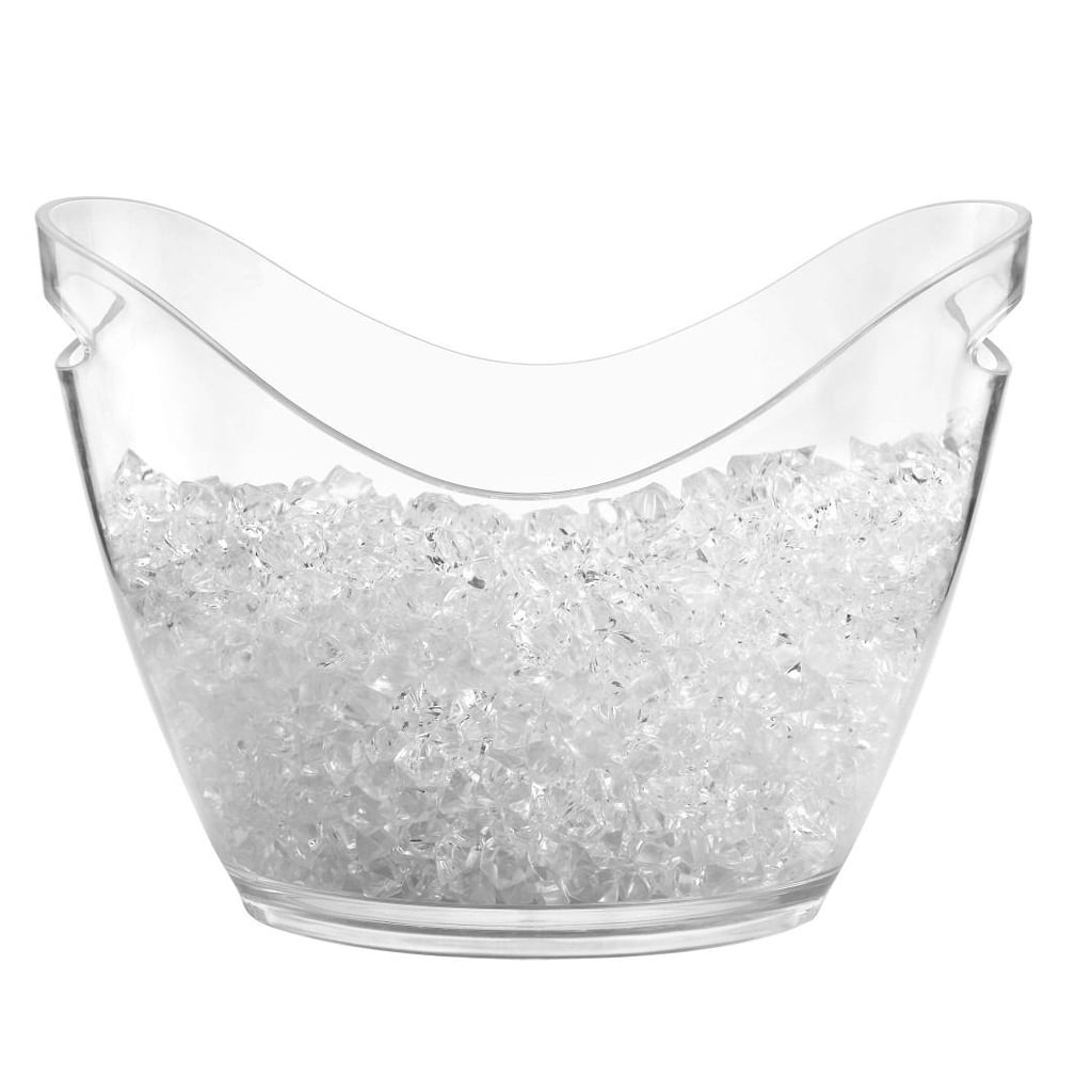 Clear Ice Bucket Or Champagne Bottles Ice Decor 4L