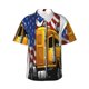 thumbnail image 1 of Balery American Truck Camisas hawaianas de manga corta para hombre, camisas playeras de corte holgado, camisas de vacaciones con botones,X-Large, 1 of 7