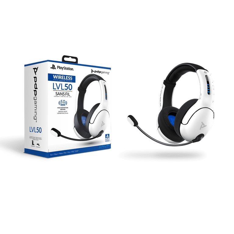 PDP Gaming LVL50 Wireless Stereo Gaming Headset: White 