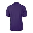 thumbnail image 3 of Men's Cutter & Buck Purple NYU Violets Virtue Eco Pique Recycled Polo, 3 of 3