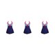 thumbnail image 5 of Qarigey Sexy Backless mujeres Swim Dress Beach Girls traje de baño moda Ladies traje de baño Swimdress ropa 2XL rayas blancas Type1 NO1, 5 of 6