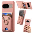 thumbnail image 1 of Étui pour FOXDOCK Google Pixel 9 Pro, Cuir, Anneau Ourson, Porte-Cartes, 1 of 4