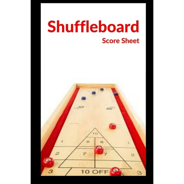 Shuffleboard Score Sheet League Record Notes Board Keeper Rules Paperback Com Shuffleboard League Record, Outdoor Shuffleboard Score Keeper
