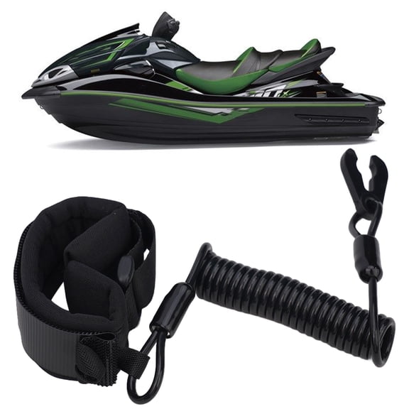 Huanke-Boat Safety Lanyard Start Stop Kill Switch Tether Cord 92072-3809 92072-3816 For Kawasaki For Honda For Jet Ski JB650 JF650