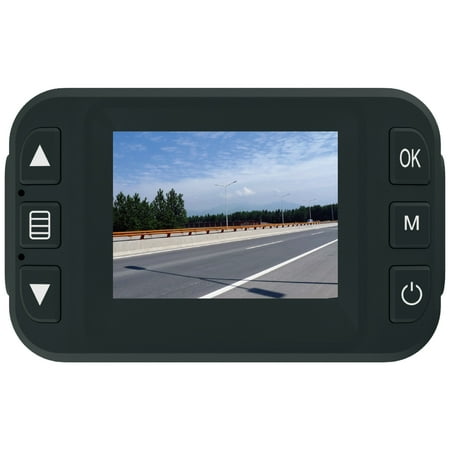GEKO E100 Full HD 1080P Dash Cam - Car DVR Dashboard Camera Video Recorder with Night Vision, Parking Monitor, G-Sensor, Free 8GB Micro SD Card