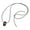 Coffee color, variant on Trend Setting Long Black1eatherNecklace Contemporary Long Black Necklace Accessory Featuring a Agate Sphere Charm