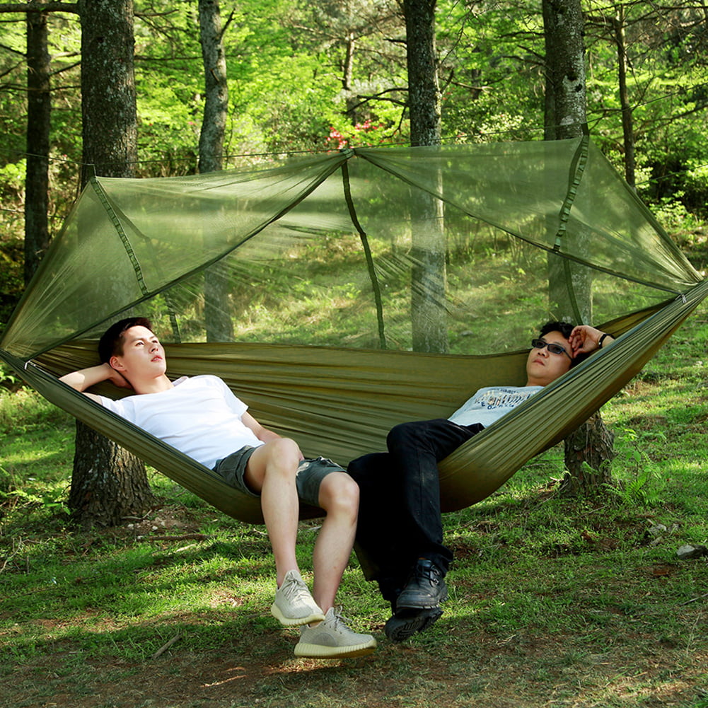 Hanging Bed Sleeping Swing Tent Mosquito Net Camping Hammock Outdoor Hammock 
