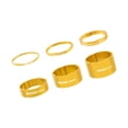 thumbnail image 4 of koolsoo 6 Pcs Entretoise de Casque de Vélo Robuste Ultraléger Lave-Fourche Accessoires de Vélo Or, 4 of 8