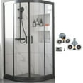 thumbnail image 4 of kurtrusly 2 Pcs Rouleaux de Porte de Douche Doubles Poulies Rondes Roues de Rail Roues Gris 23mm, 4 of 4