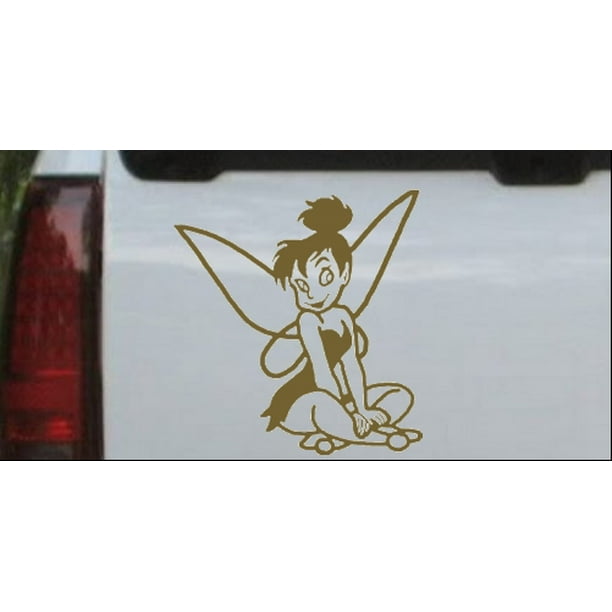 Tinkerbell sitting Car or Truck Window Decal Sticker