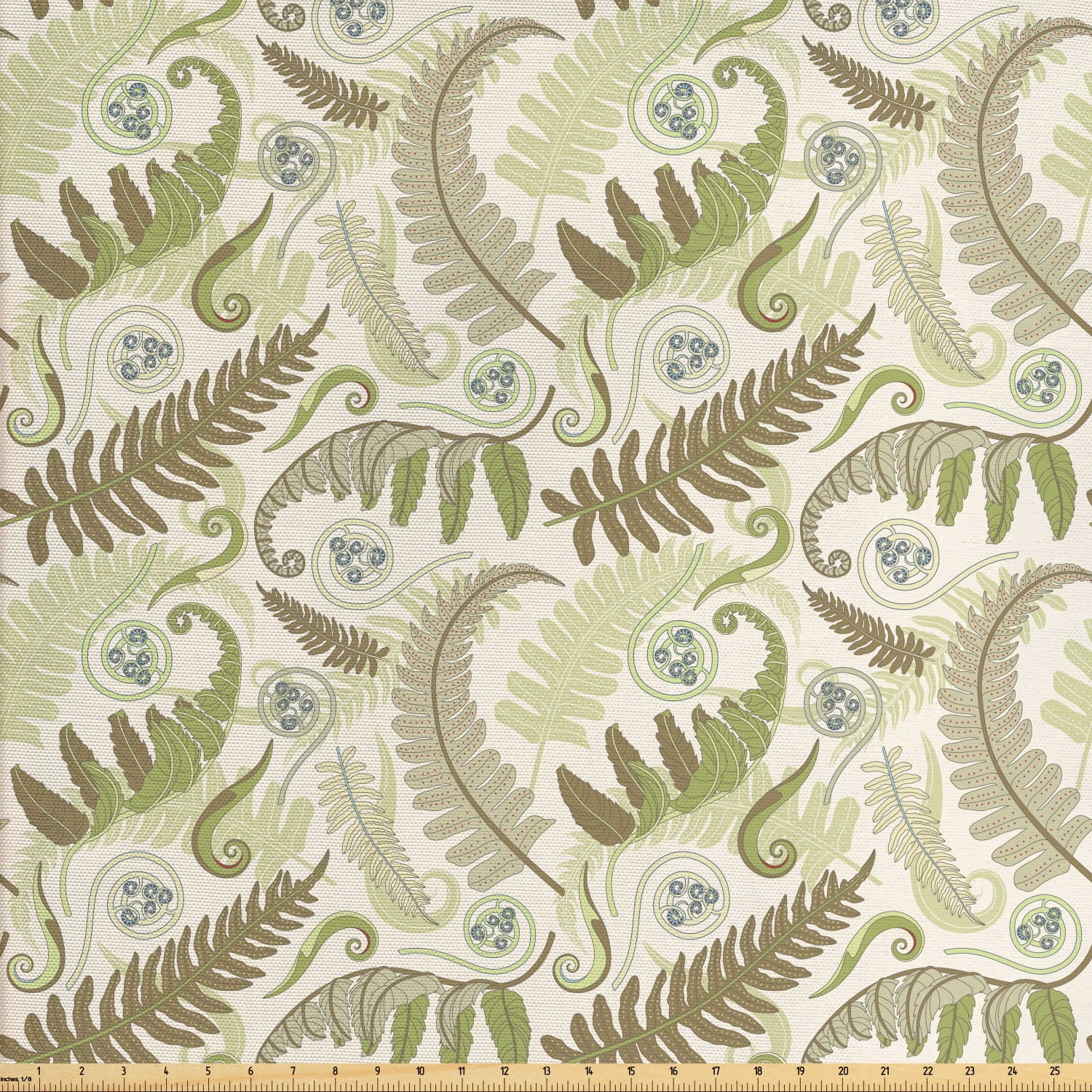 Botanic Form Fabric by the Yard Upholstery Decorative Fabric for DIY