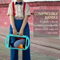 thumbnail image 6 of SUPNICE Kids Case for New iPad 10.2 Inch 2021/2020/2019 (9th/8th/7th Generation), Light Weight Shock Proof Handle Stand Shoulder Strap Kids Case for 2021/2020/2019 iPad 10.2, Turquoise, 6 of 9