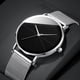 thumbnail image 2 of Relojes minimalistas de moda para hombre 2022, relojes sencillos de negocios para hombre, correa de malla de acero inoxidable ultrafina, reloj de cuarzo, reloj masculino Tan Jianjun unisex, 2 of 2