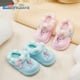 thumbnail image 2 of Disney frozen elsa zapatos de algodón princesa zapatillas de algodón para niños invierno hogar antideslizante lindo dibujos animados niñas casual shoes170-Insole 17cm Gao Jinjia LED, 2 of 2