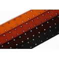 thumbnail image 4 of Cinturón de doble punta para hombre, cinturón de mezclilla de cuero con 2 agujeros para hombres para regalo del día del padre para papá abuelo, naranja, 47.2"-49.2" BANYUO Electrónica, 4 of 5