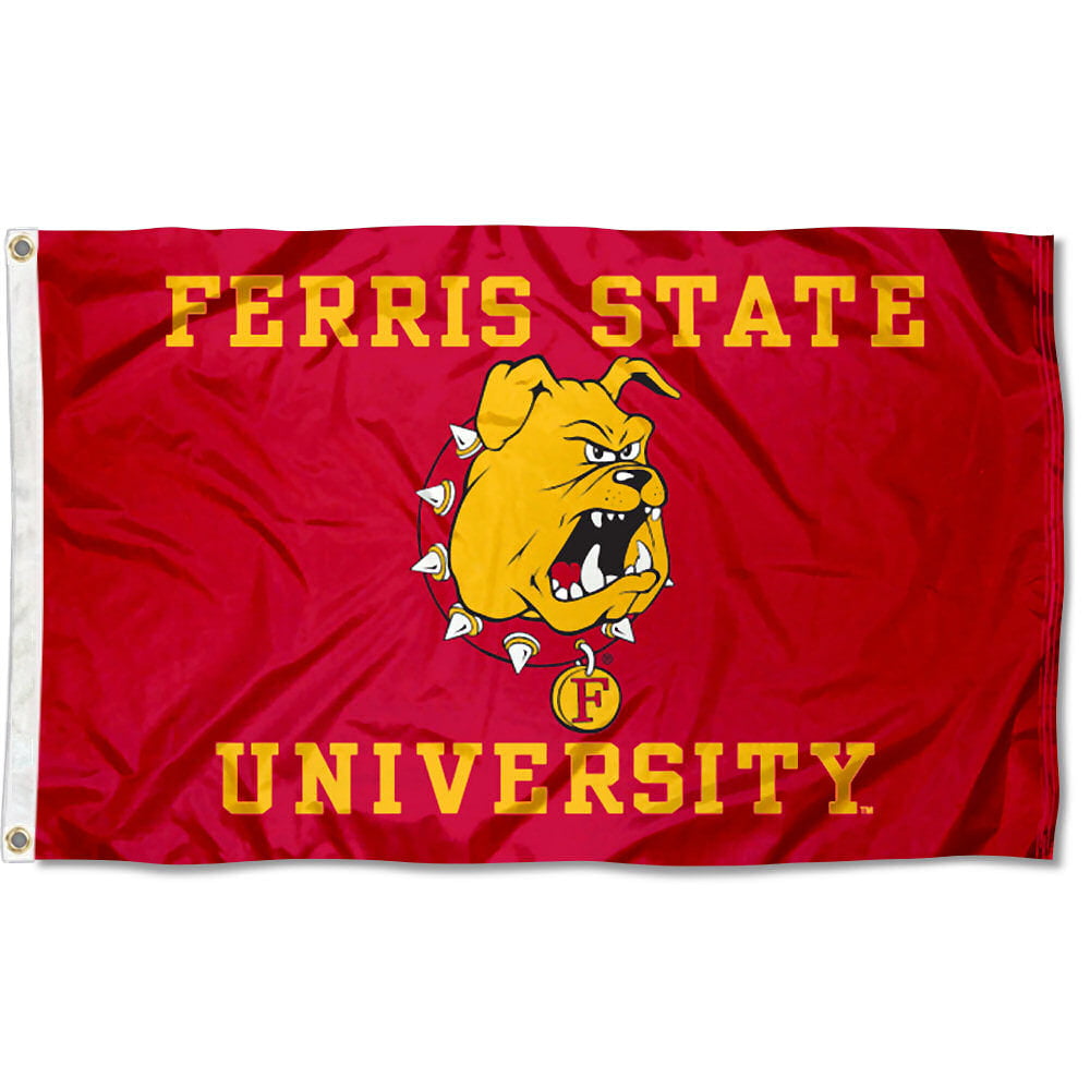 US Marines Bulldog USMC University Large College Flag