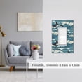 thumbnail image 5 of Sea Waves Shark Vintage Single Gang Wall Plate 1 Gang Decorative Electrical Outlet Light Switch Cover Switchplate, 5 of 5