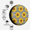thumbnail image 6 of Kdxio Sunflowers for Tire Cover Wheel Protectors Tyre Covers Weatherproof Wheel Covers Universal Fit for Trailer Rv SUV Truck Camper Travel Trailers 15 inch, 6 of 8