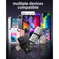 thumbnail image 7 of Lightning Headphone Jack Adapter(2 Pack)for iPhone 14 13 Pro Dual Port Audio Charging Cable Splitter for Apple MFi Certified Aux Charger Dongle for iPad Earphones Car Music Tablet Earbuds Connector, 7 of 7