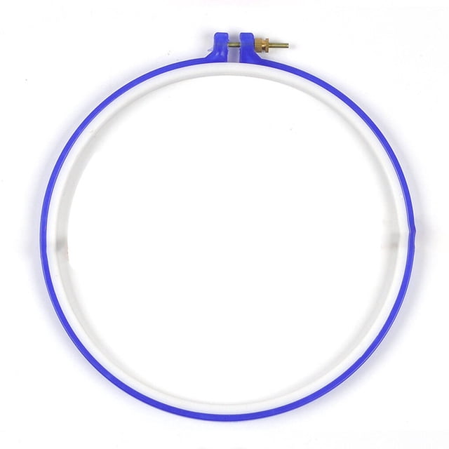 stanreset Embroidery Hoops Frame Set Bamboo Wooden Hoop Rings Home DIY Cross Stitch Tools 9.5cm 1pcs 1Set