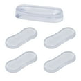 thumbnail image 1 of 5 fundas de inodoro silenciosas de silicona y poliuretano, almohadillas adhesivas transparentes., 1 of 5
