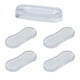 thumbnail image 1 of 5 fundas de inodoro silenciosas de silicona y poliuretano, almohadillas adhesivas transparentes., 1 of 5