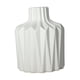 thumbnail image 2 of Jarrón de cerámica geométrico, decoración de mesa, ligero, estilo bohemio, para entrada. Talla M Blanco, 2 of 9