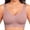 Pink, variant on Women Wireless Comfortable Soft Bras Full Coverage No Show Everyday Breathable Non Chafing Bras