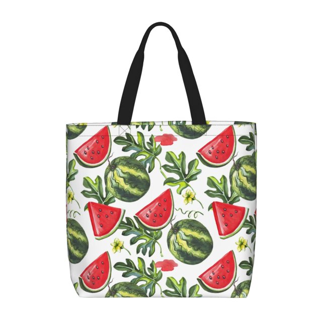 Balery Watermelons Bolsa de Mano para Mujeres con Cremallera, Bolsa de Gimnasio con Compartimentos, Bolsa para Laptop, Bolsa para Trabajo