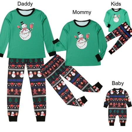 Smocked Christmas Pajamas For Kids Family Matching Adult Women Kids Christmas Pyjamas Nightwear Pajamas Sets ()