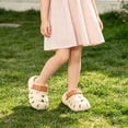 thumbnail image 4 of GPOECD Girls Clogs Summer Kids Sandals for Girls Breathable Outdoor On Footwear for Daily Play and Warm Weather Kids Slippers 3-12Y Khaki,4.5-5 Years, 4 of 4