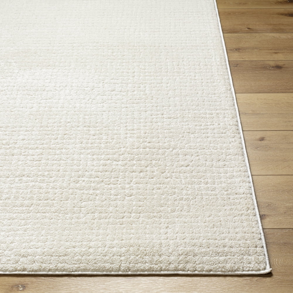 Livabliss Area Rugs for Living Room, 5x7 Freud Modern Ivory Rug, Bedroom Dining Room Home Decor Stain Resistant Carpet (5'3" x 7')